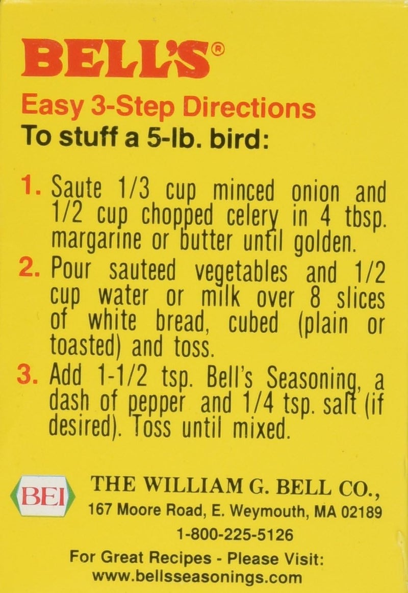 BELLS Bell's All Natural Salt Free Poultry Seasoning - 6 Pack - Image 2